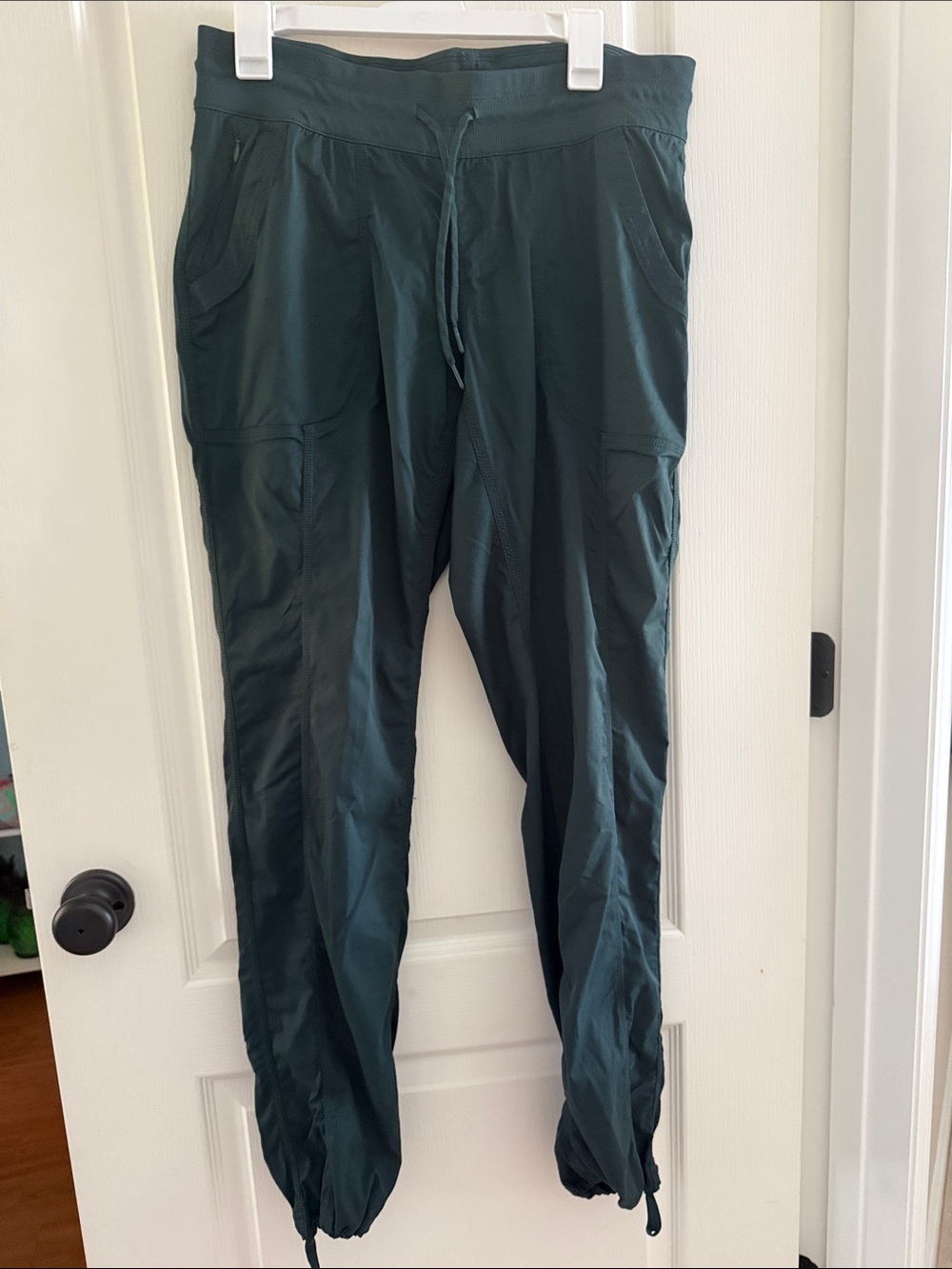 The North Face Dark Teal Drawstring Track Joggers